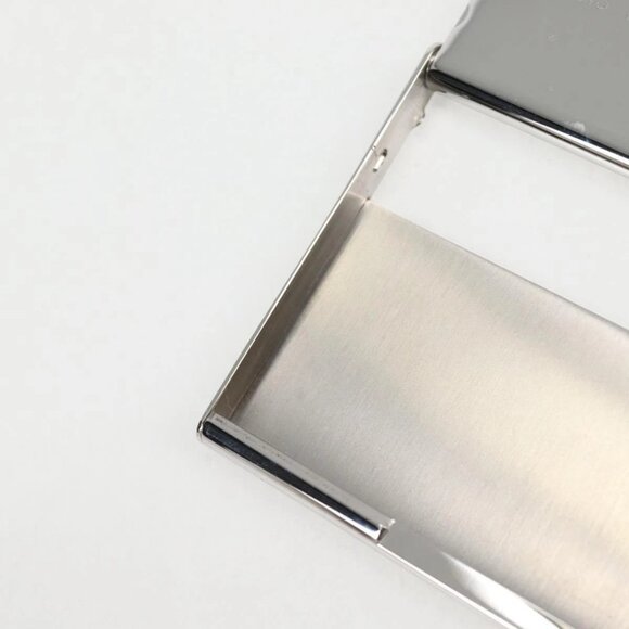 LOUIS VUITTON Porte Cartes Champs Elysees Metal Silver Auth - Picture 8 of 16